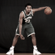 Sterling Brown of the Milwaukee Bucks poses for a portrait during the 2017 NBA Rookie Photo Shoot at MSG Training Center on Aug. 11, 2017, in Greenburgh, N.Y.